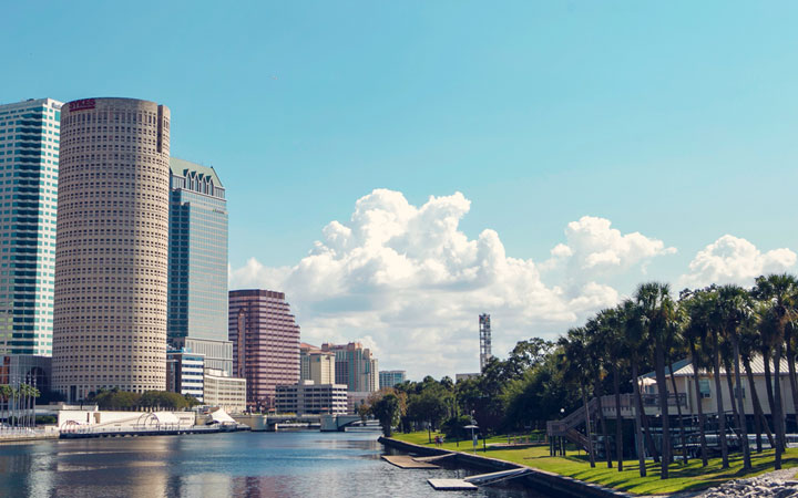 Hillsborough River and the Downtown skyline