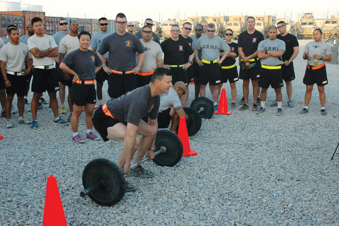 Maj. Gen. Jeffrey Drushal ’89 is internationally ranked 1,407th in his division (men aged 50-54) in the CrossFit exercise program