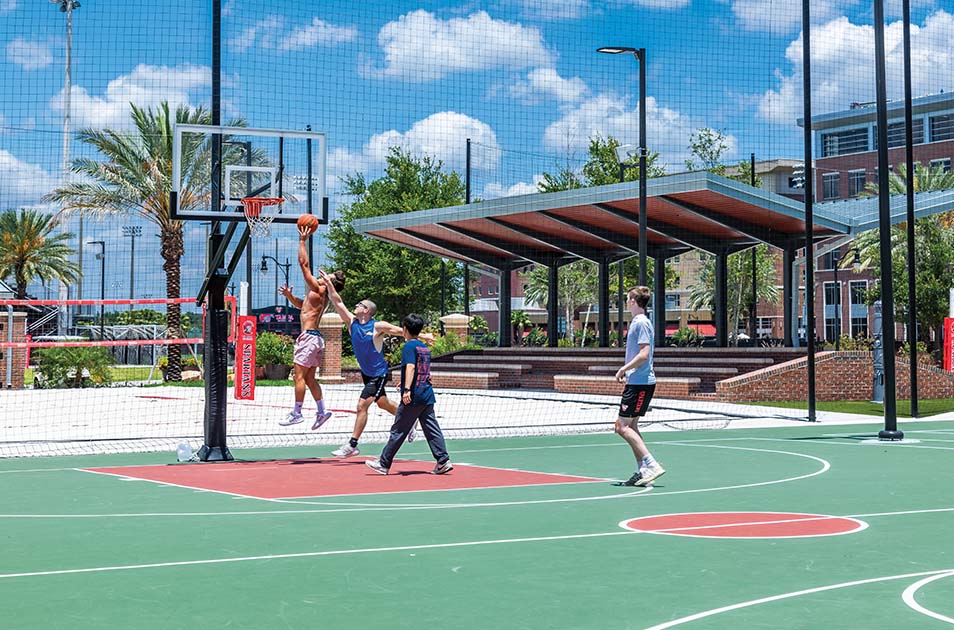 Riseman Basketball and Volleyball Court 