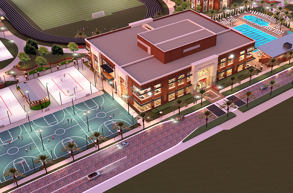 Phase II of the Fitness and Recreation Center