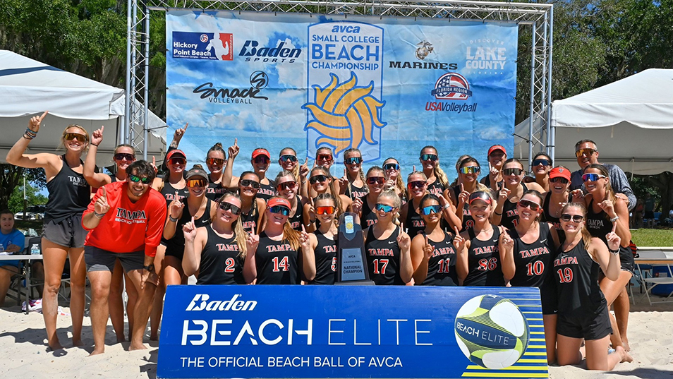 Tampa Beach Volleyball Repeats, Crowned AVCA Small College Champions for Fourth Time 