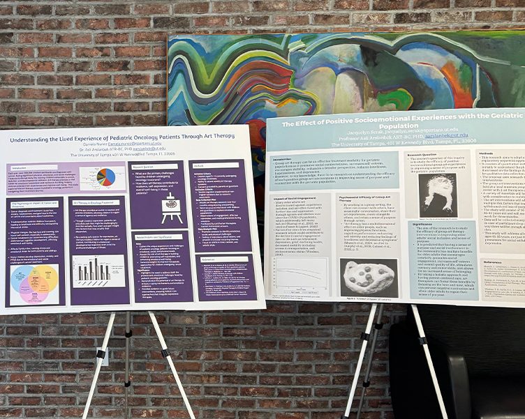 Colorful brain diagram on a chalkboard