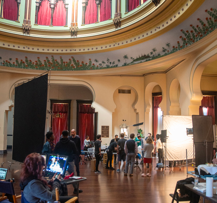 movie set 