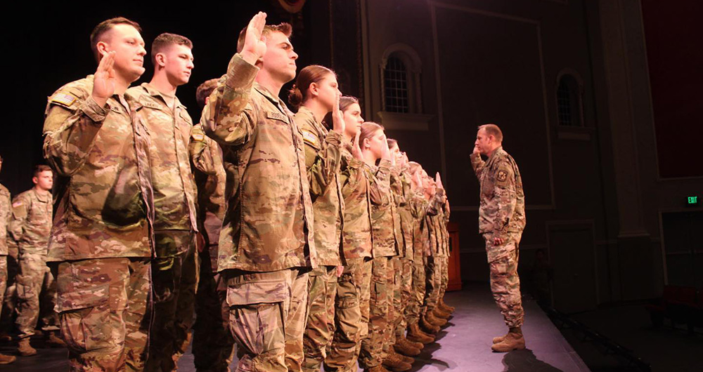 ROTC students ROTC students
