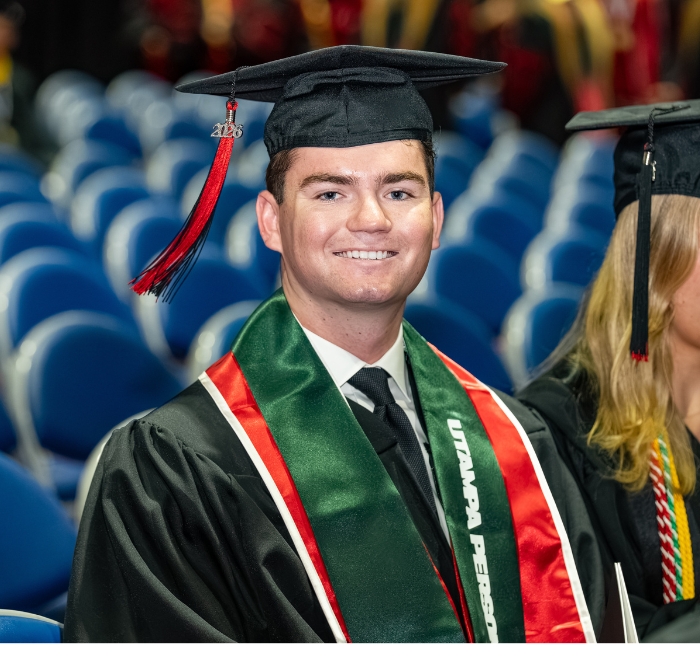Students at Commencement 