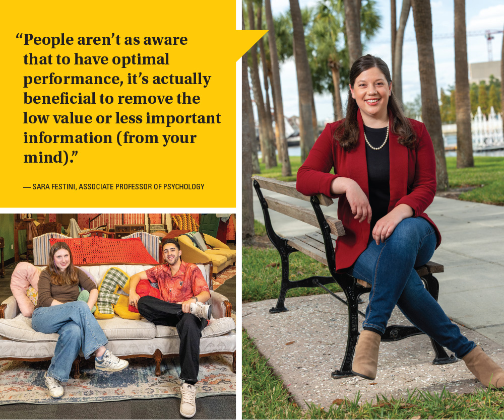 Girl playing interactive game