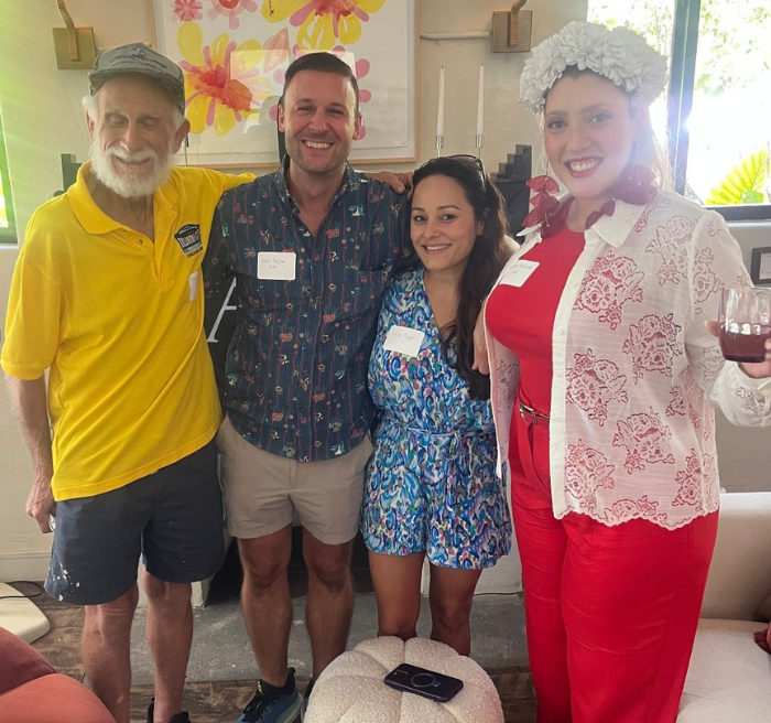Dr. Dahlberg met with students around campus to hand out cookies after the inauguration ceremony.
