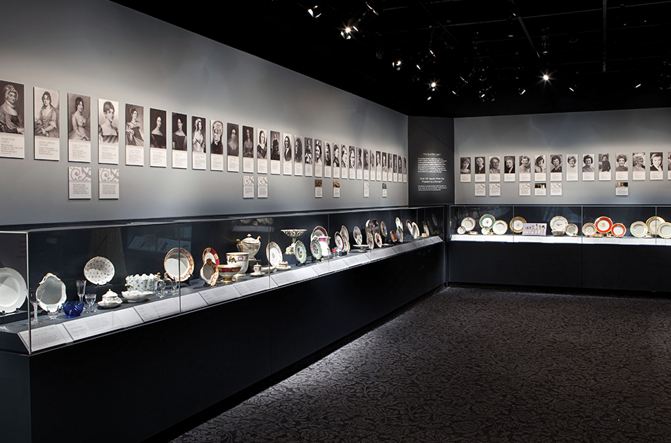 The First Ladies exhibit at the Smithsonian National Museum of American History was the inspiration for Professor Mary Anderson's research. Photos courtesy of the Smithsonian Institution.