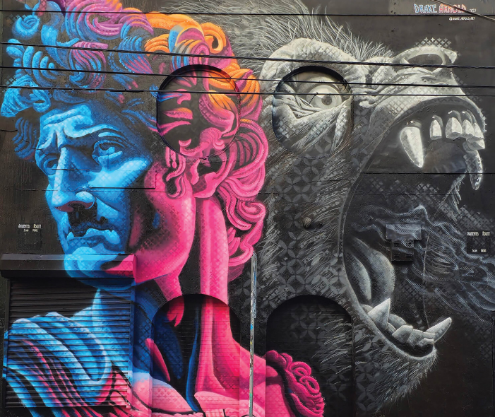 A cigarette ad that shows servicemen smoking