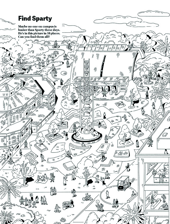 Find Sparty activity sheet