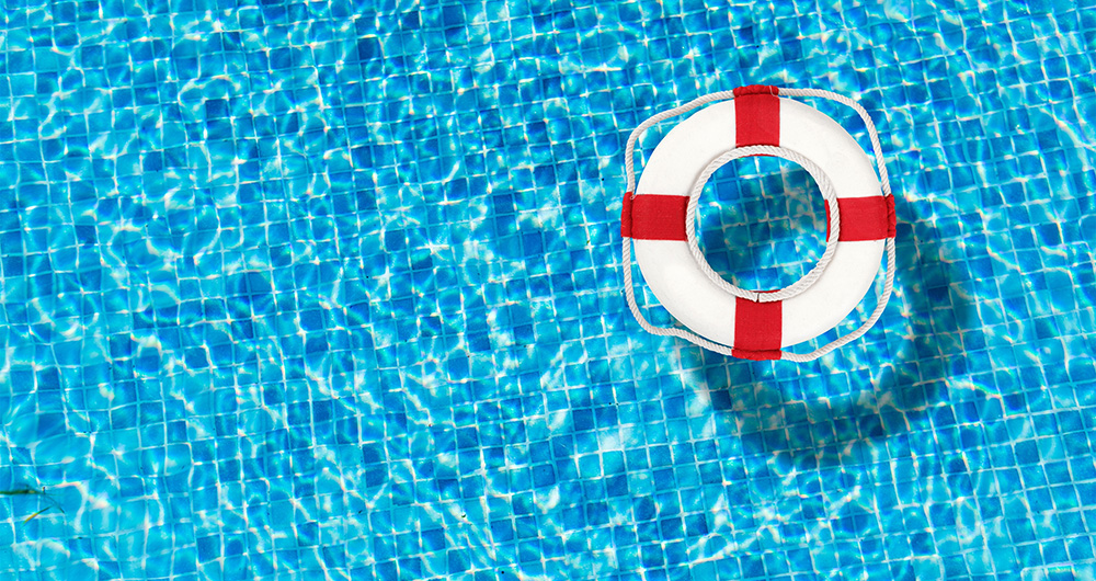 Life Float in a pool