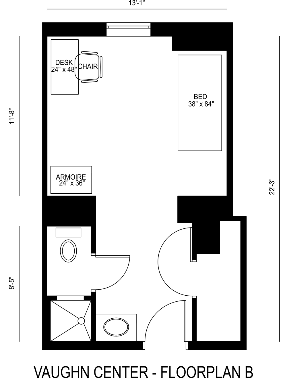 Vaughn Center Floorplan B