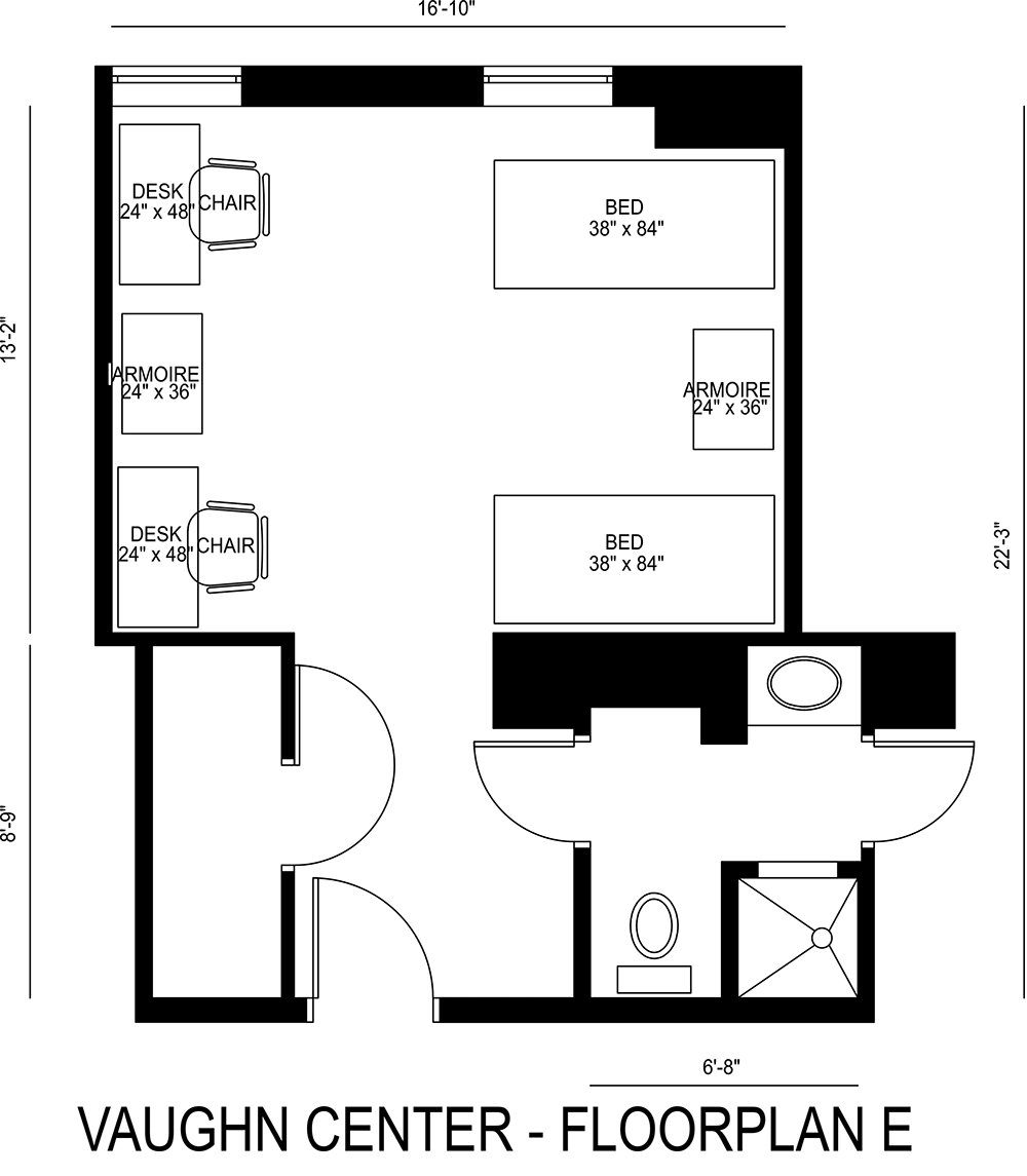 Vaughn Center Floorplan E