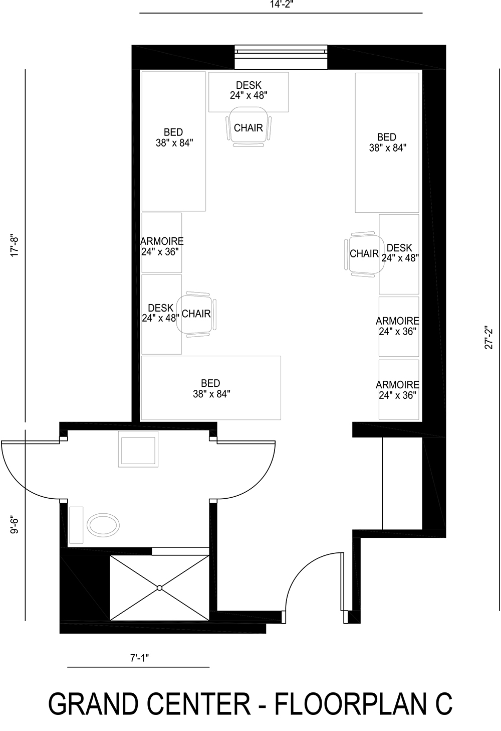 Grand Center Floorplan C