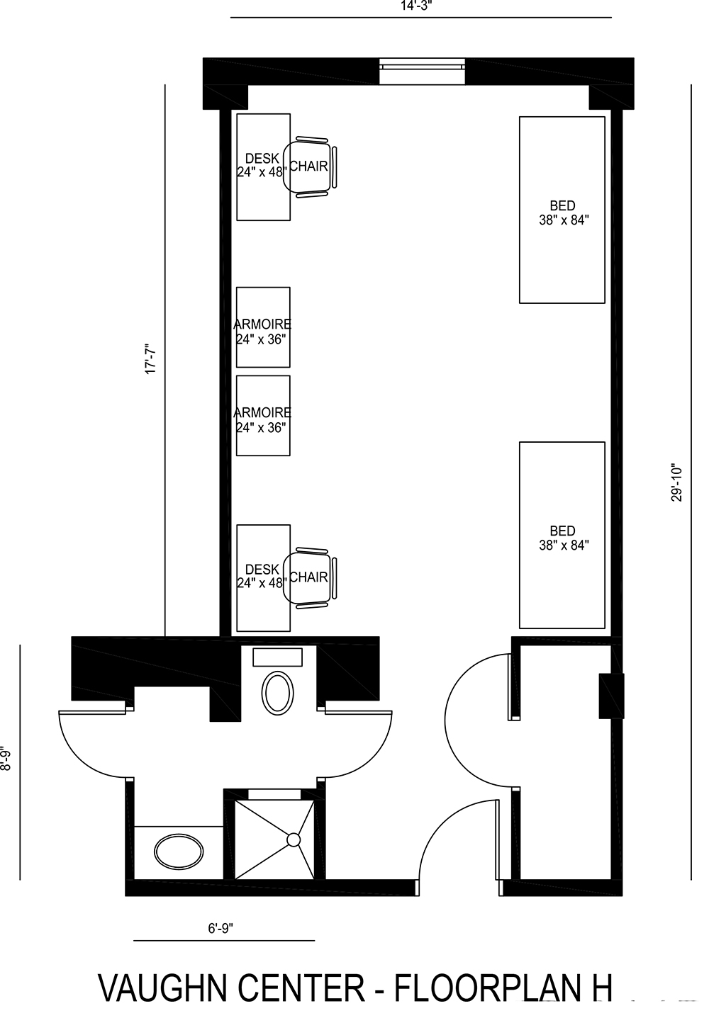 Vaughn Center Floorplan H