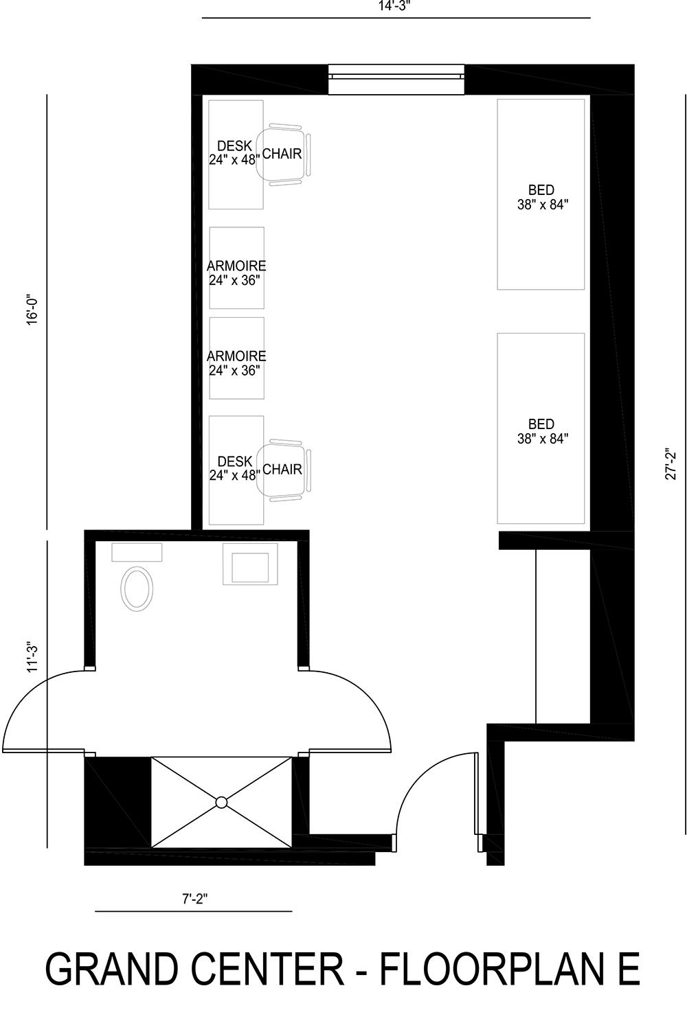 Grand Center Floorplan E