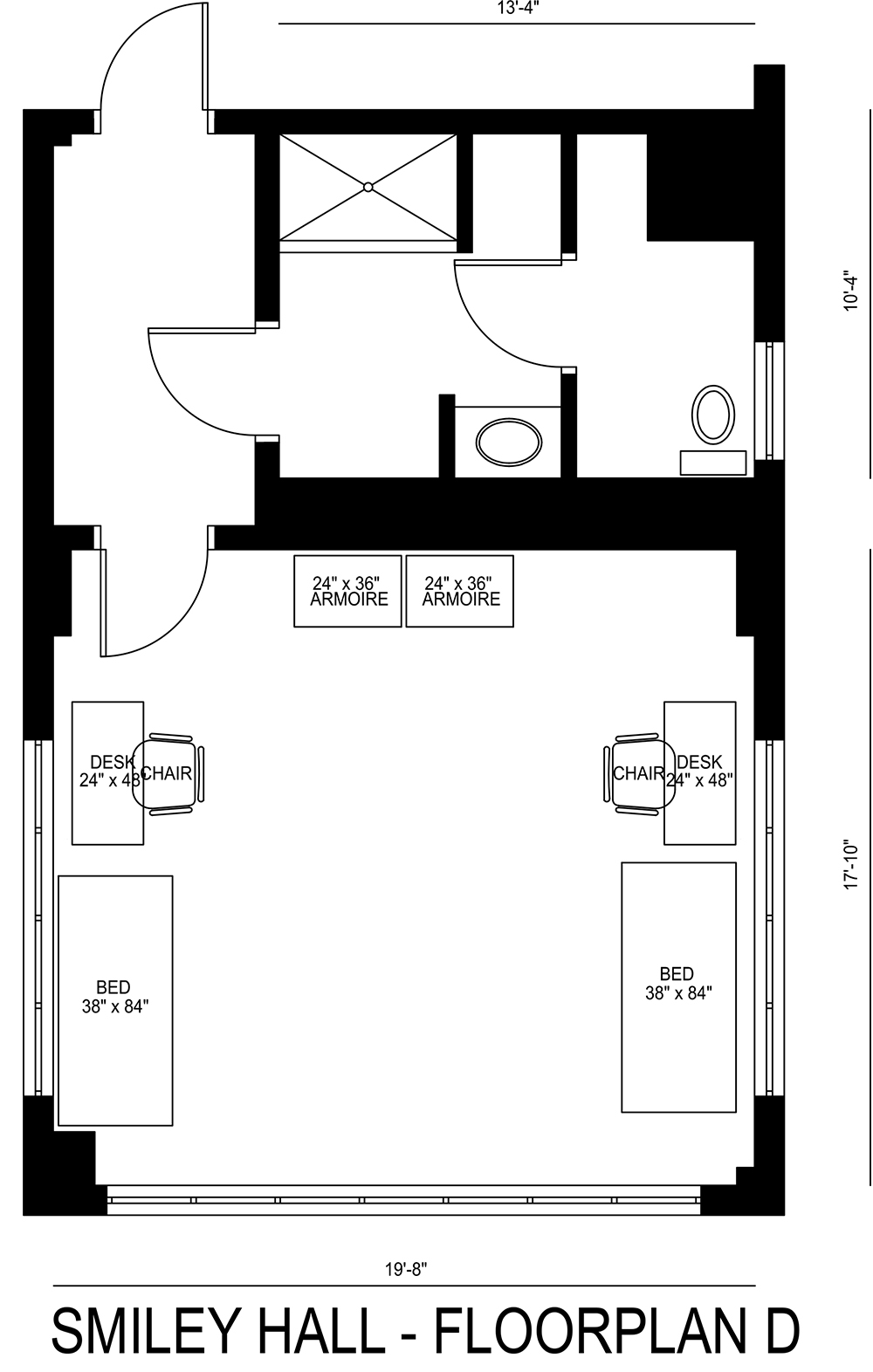 Smiley Hall - Floorplan D