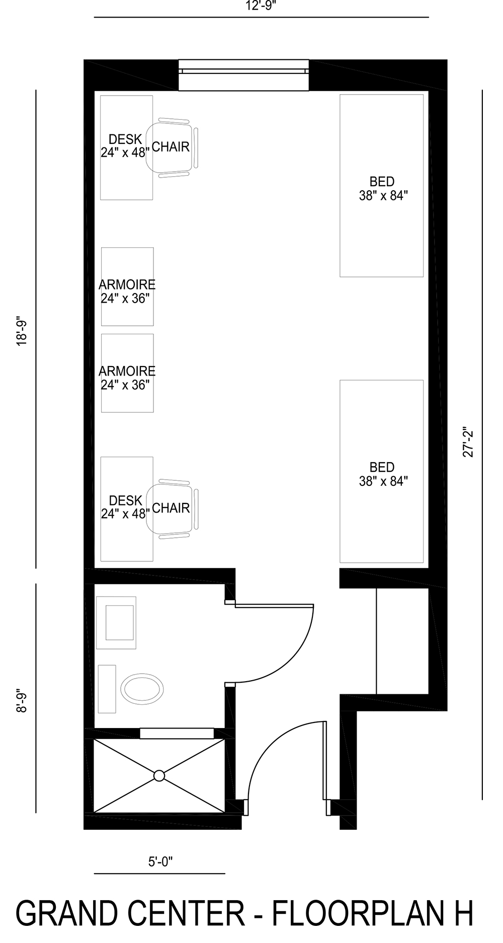 Grand Center Floorplan H