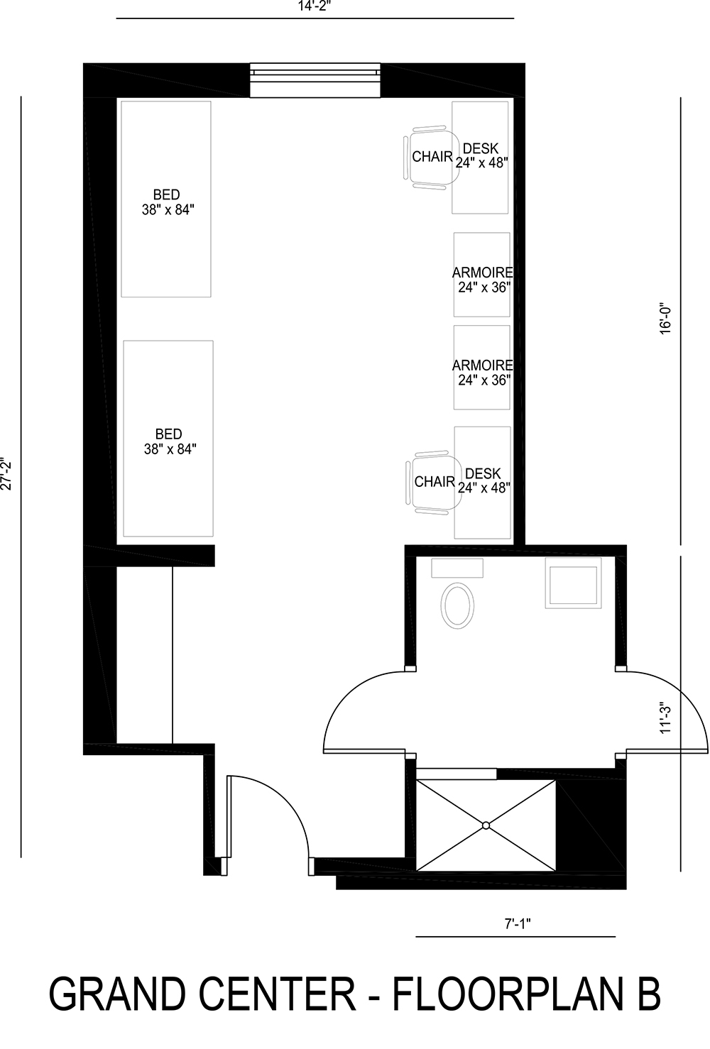 Grand Center Floorplan B