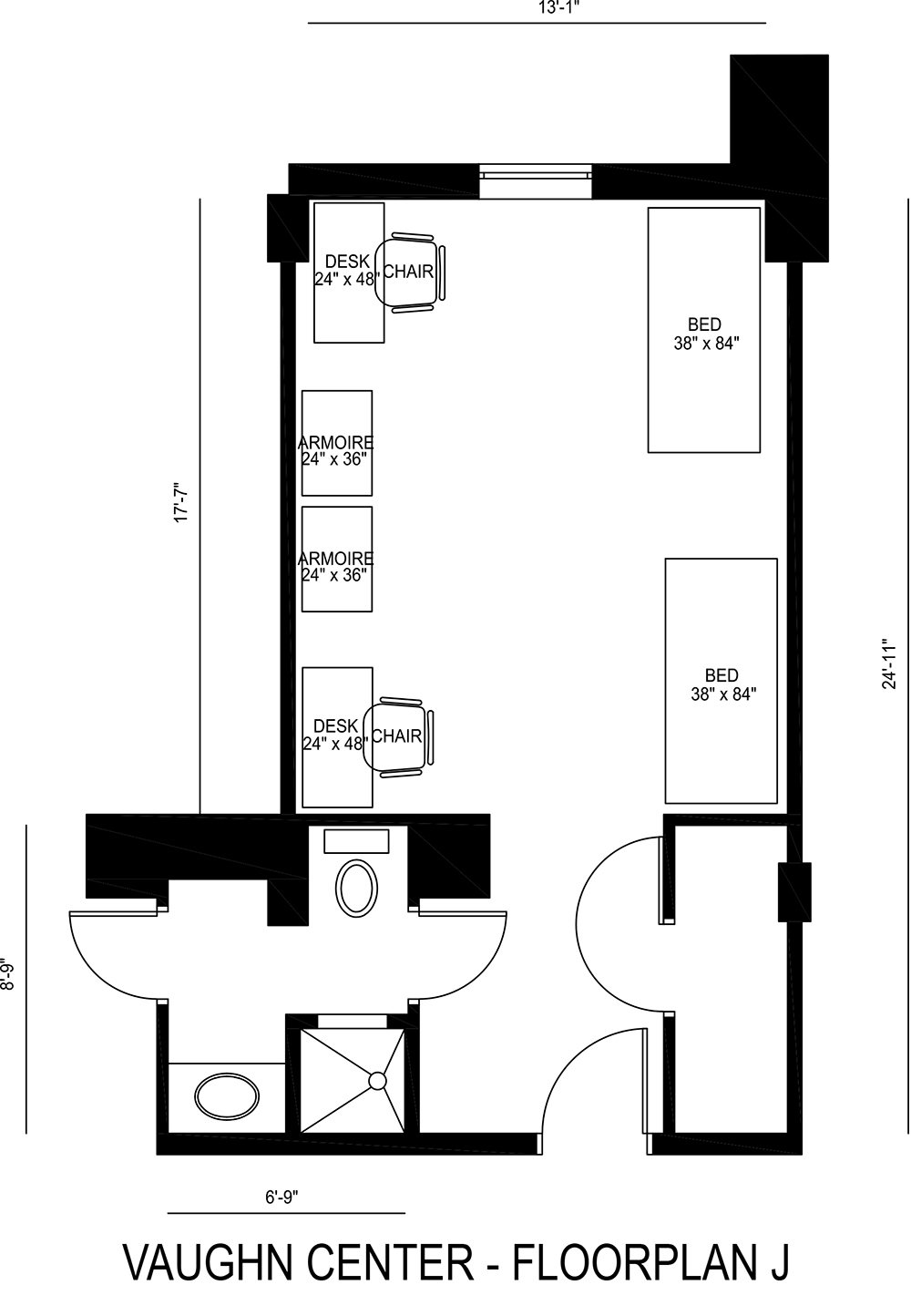Vaughn Center Floorplan J