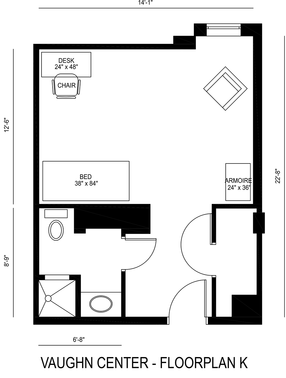 Vaughn Center Floorplan K