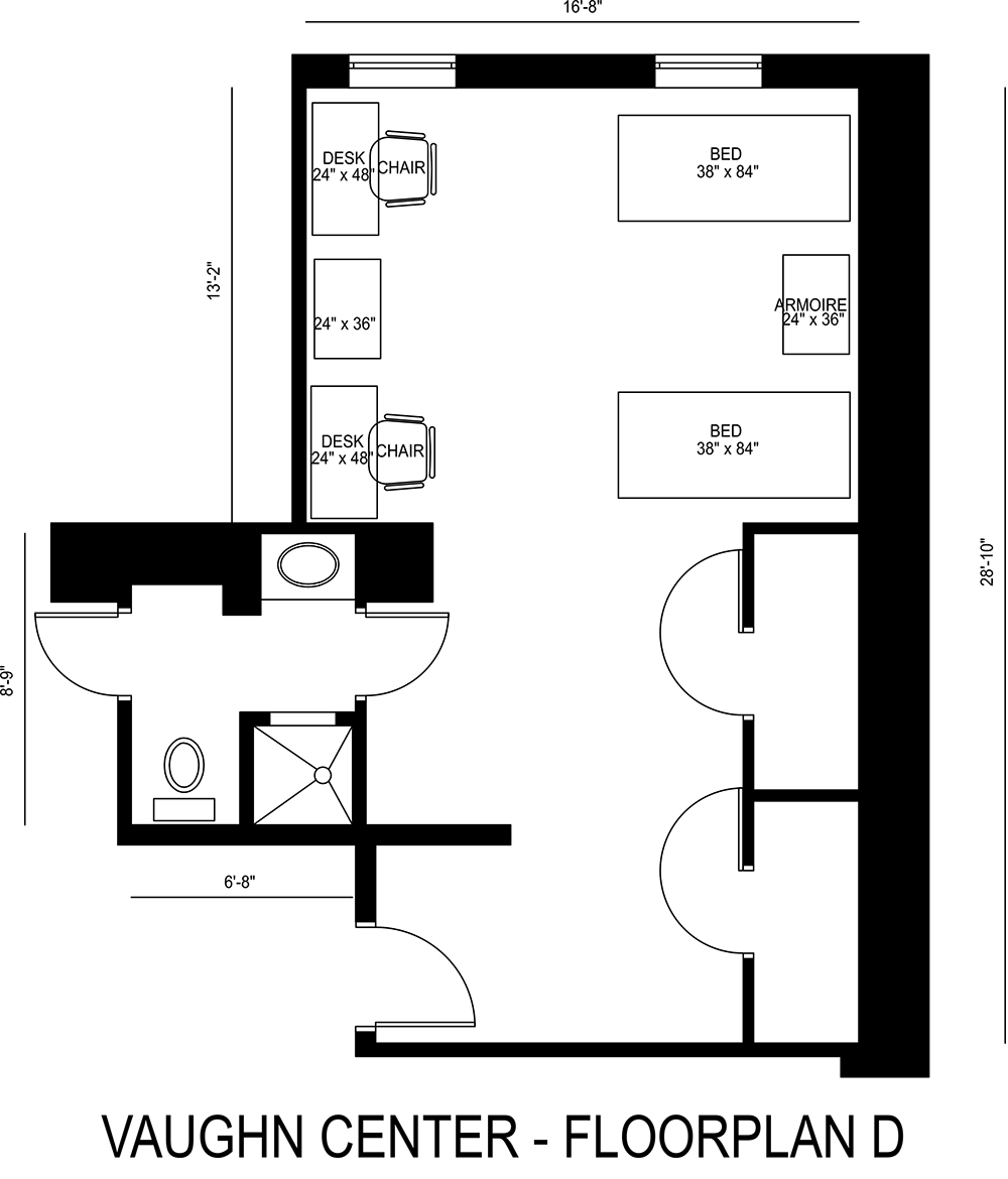 Vaughn Center Floorplan D