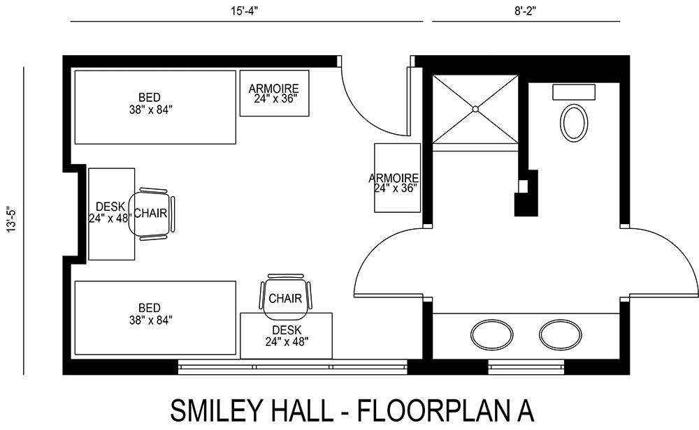 Smiley Hall - Floorplan A