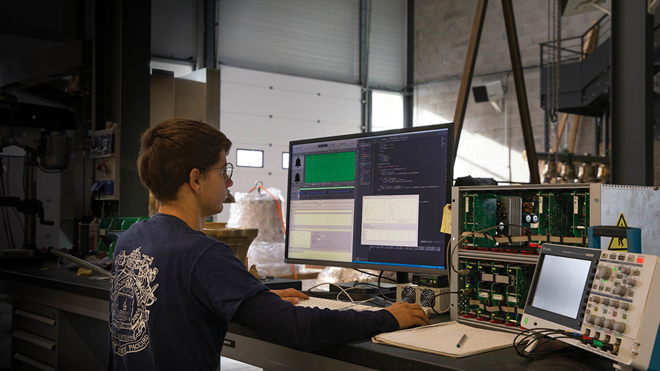 Paccard's workshop computer