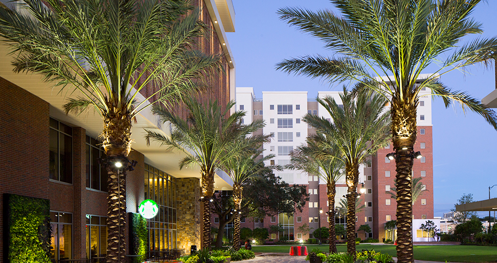 Outside of the Innovation and Collaboration building
