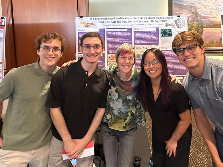 Students presenting at the CSSME Undergrad Research Conference.