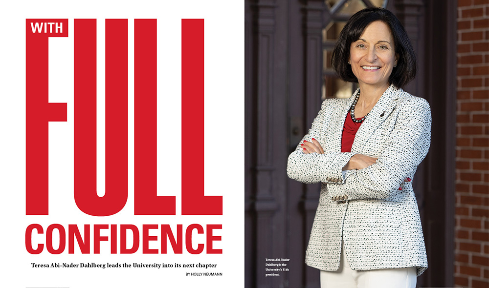 Fall 2024 University of Tampa Journal story about President Dahlberg