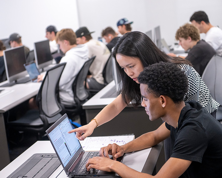 Student performing at Giveday