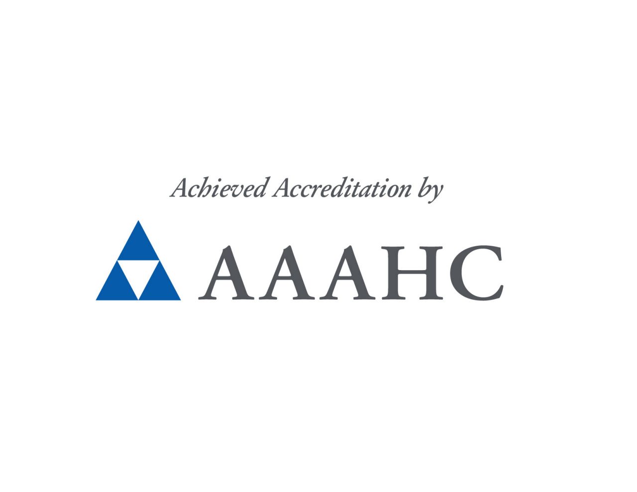 Achieved Accreditation by AAAHC Logo 