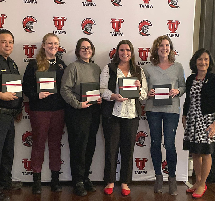 President Dahlberg with staff 