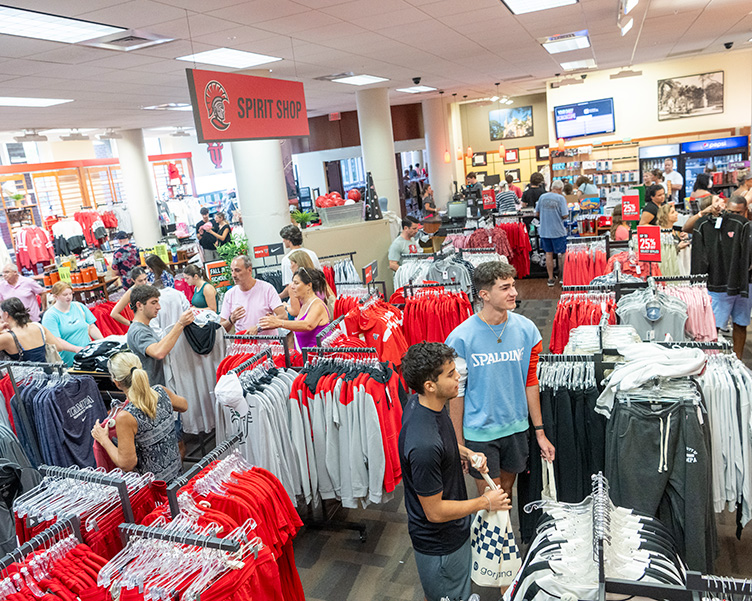 Barnes and Noble bookstore on campus