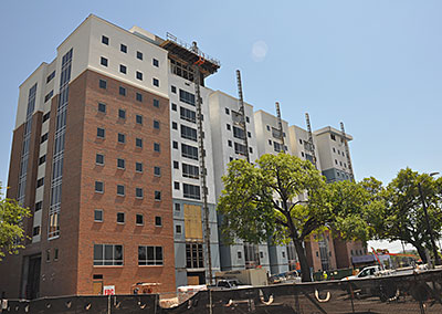 West Kennedy Halll under construction