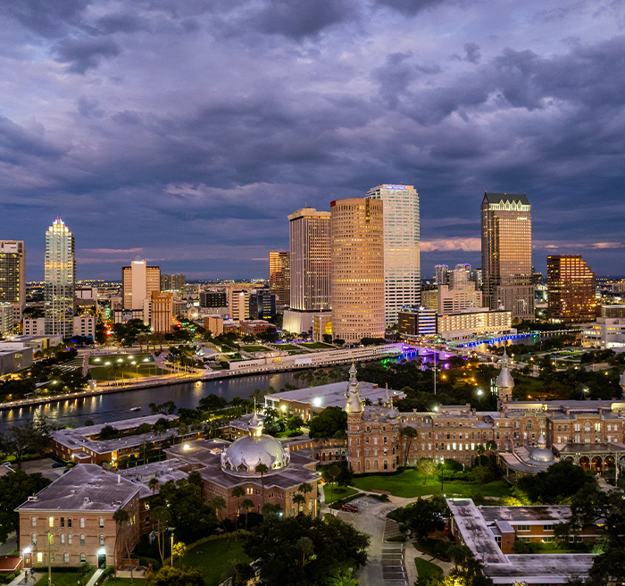downtown tampa skyline 