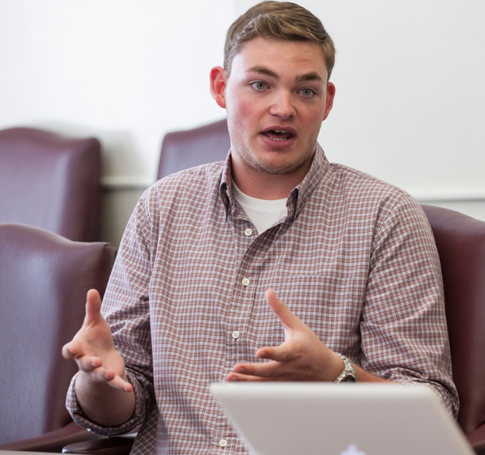 professor giving lecture 