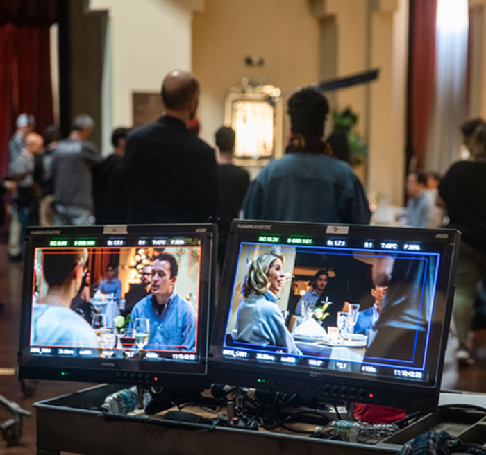 behind the scenes of a take 