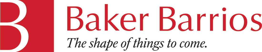 Baker Barrios the shape of things to come. Logo 