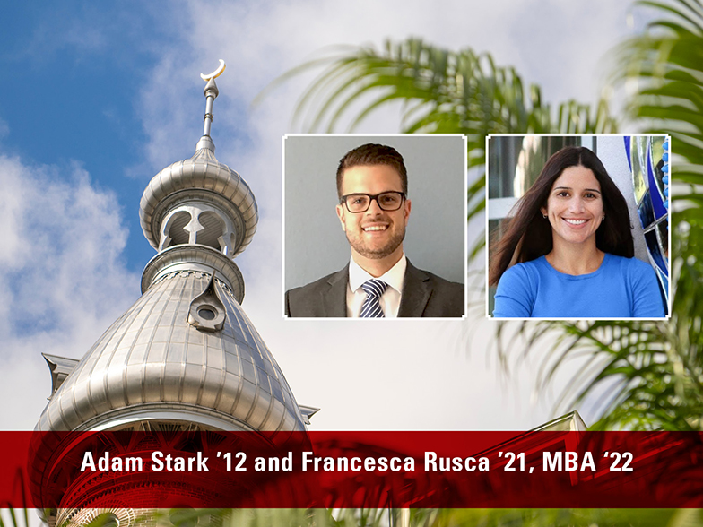 Adam Stark and Katie Vail