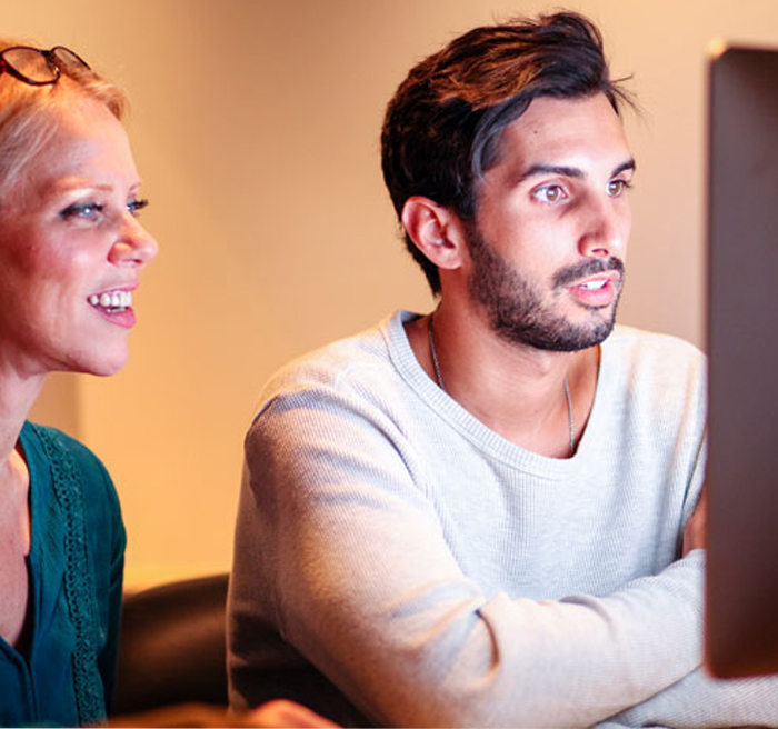 students at computer 