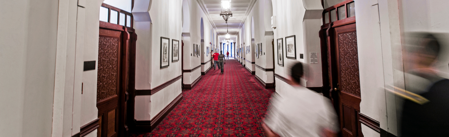 Plant Hall hallway