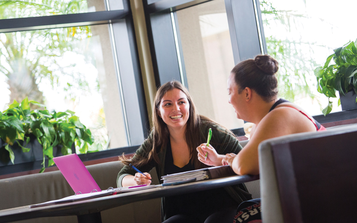 Students chatting