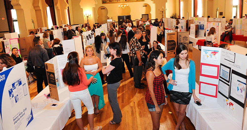 Students at the Research Conference