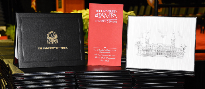 commencement diploma and pamphlet 