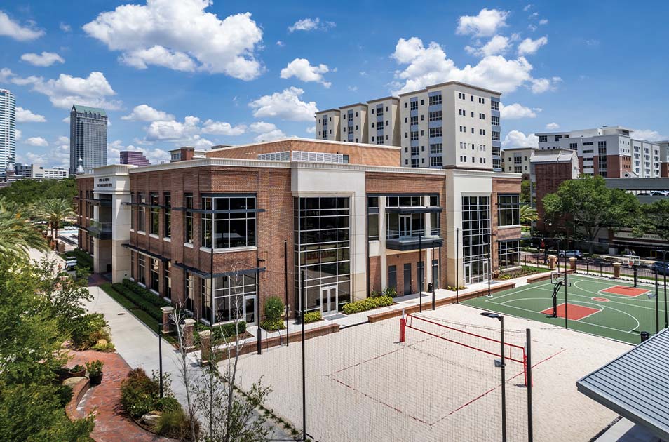 Riseman Basketball and Volleyball Court 