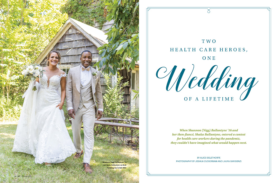 Two Health Care Heroes, One Wedding of a Lifetime
