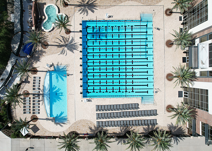 Aerial View of Aquatic Center