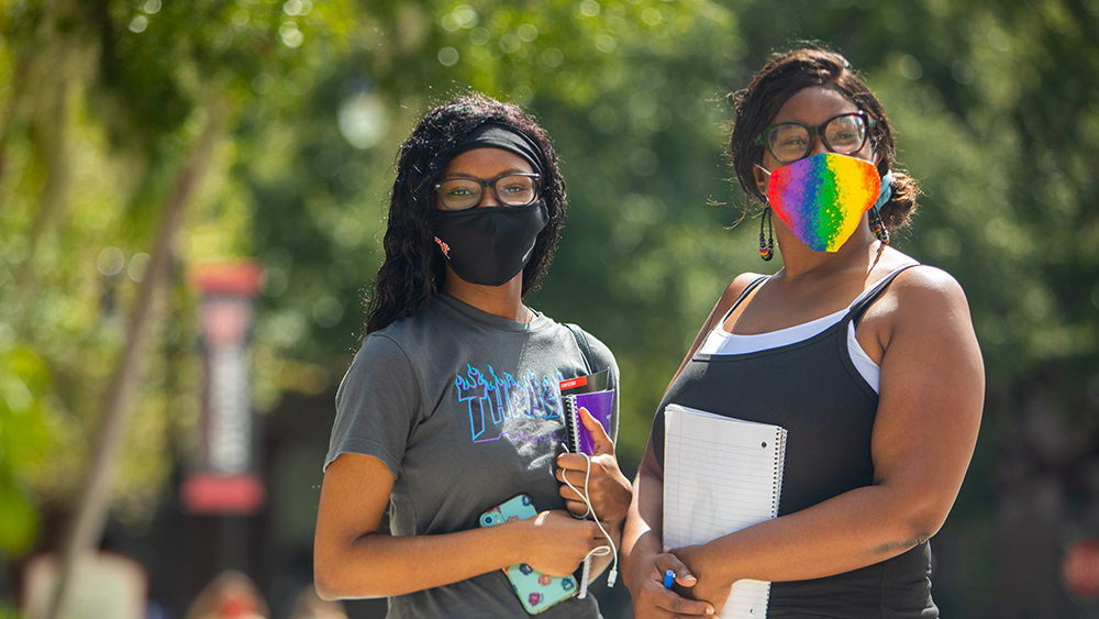 Students with Masks